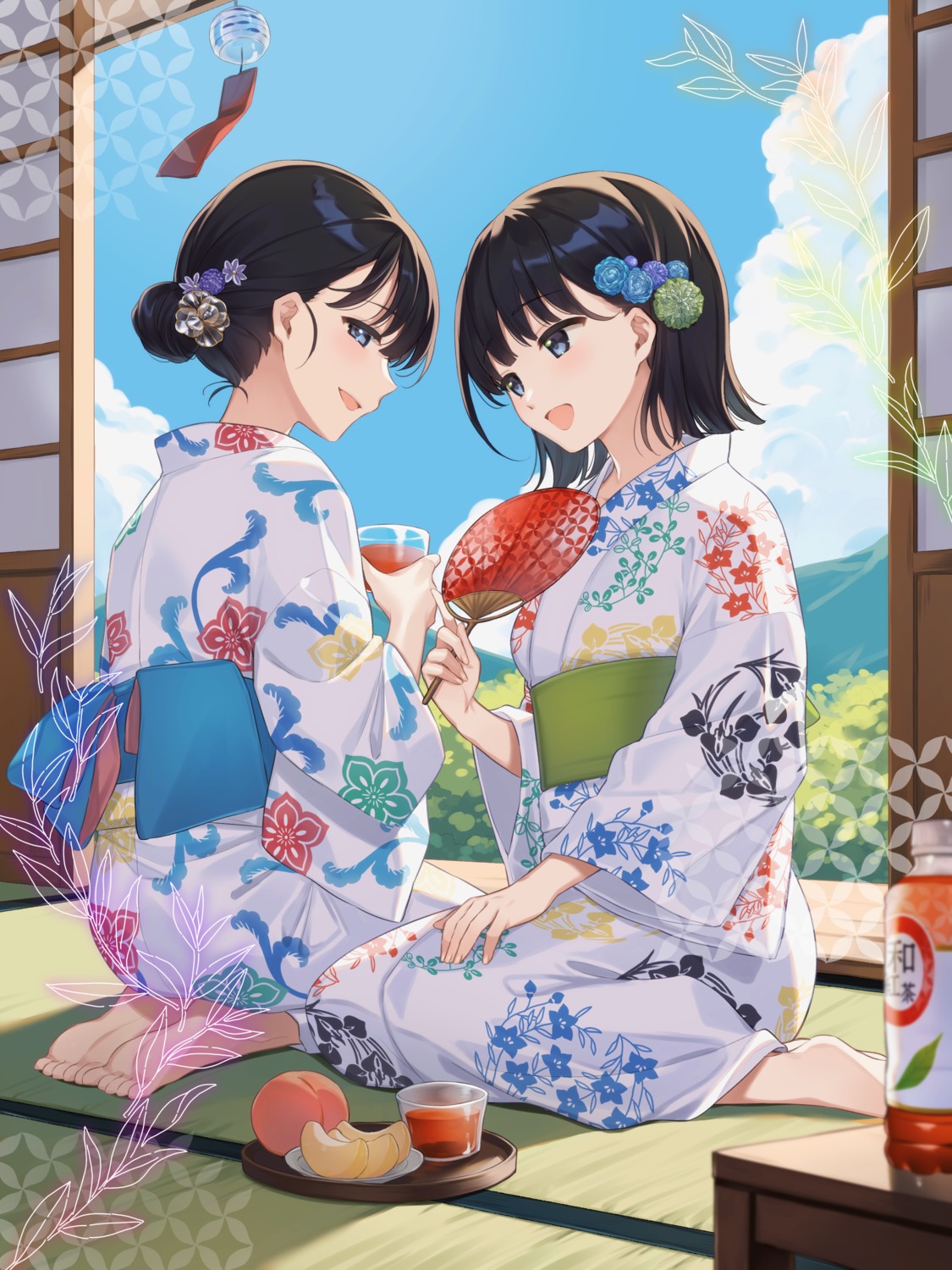 asahi_inryou, citron_82, yukata