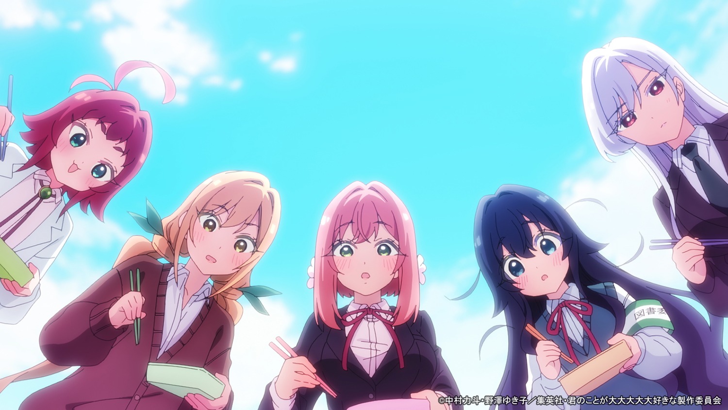 cap, eiai_nano, hanazono_hakari, inda_karane, kimi_no_koto_ga_dai_dai_dai_dai_daisuki_na_100-nin_no_kanojo, seifuku, sweater, tagme