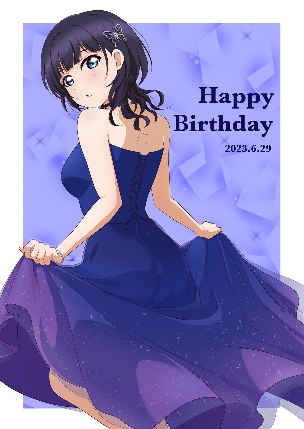 asaka_karin, ass, dress, love_live!_(series), love_live!_nijigasaki_gakuen_school_idol_doukoukai, no_bra, see_through, umnh-o