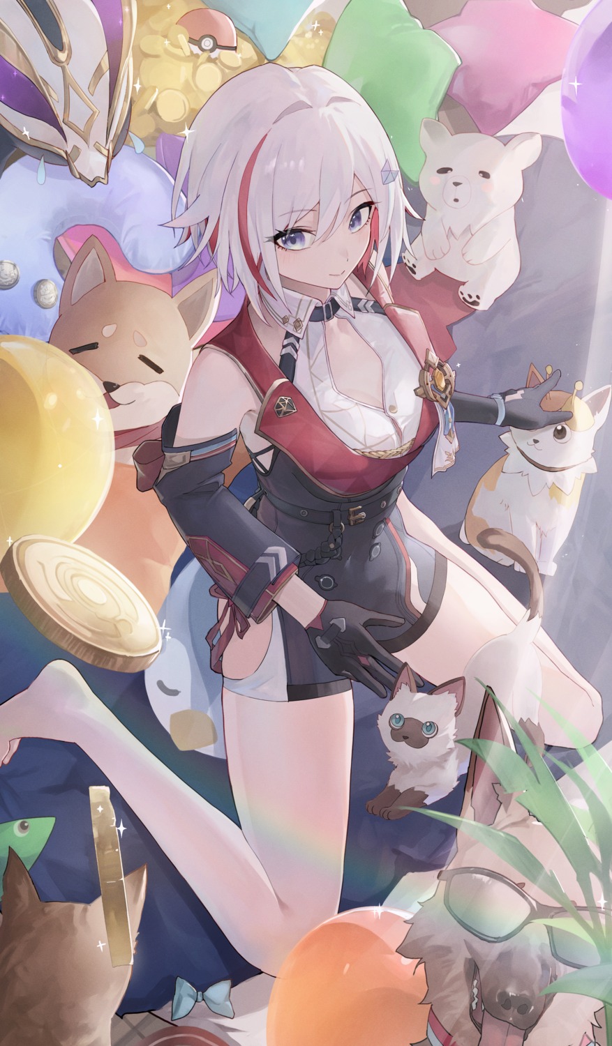 honkai:_star_rail, megu_(pixiv9460065), neko, topaz