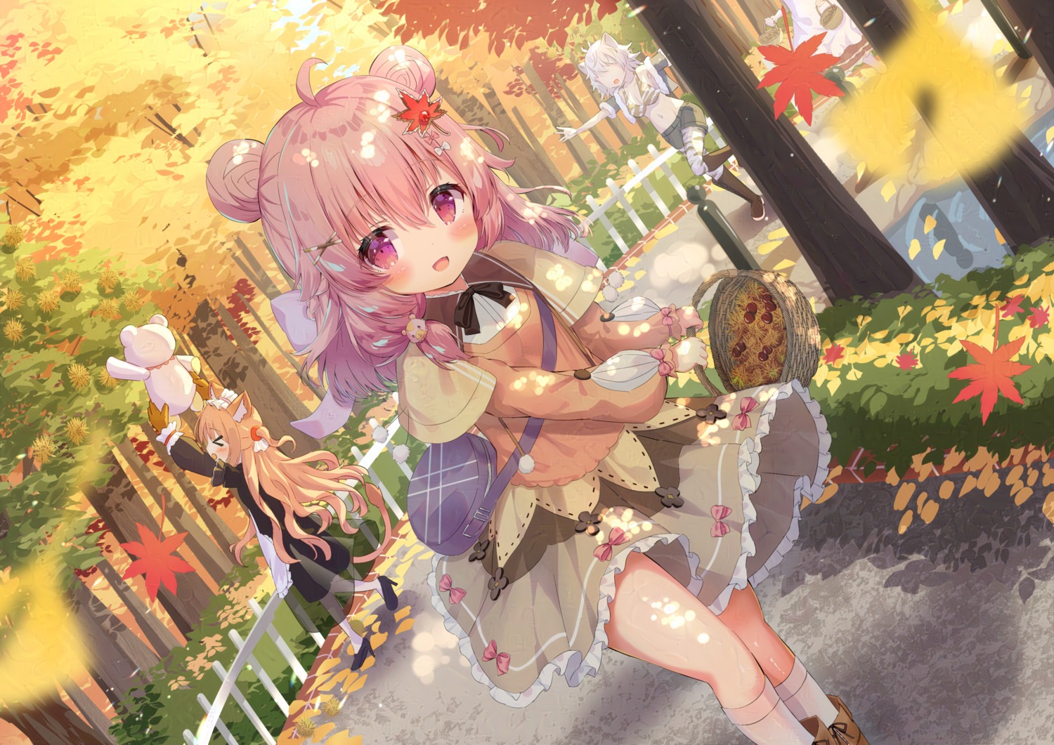 animal_ears, curcuma_(flower_knight_girl), dress, flower_knight_girl, heels, see_through, siera_(sieracitrus), skirt_lift