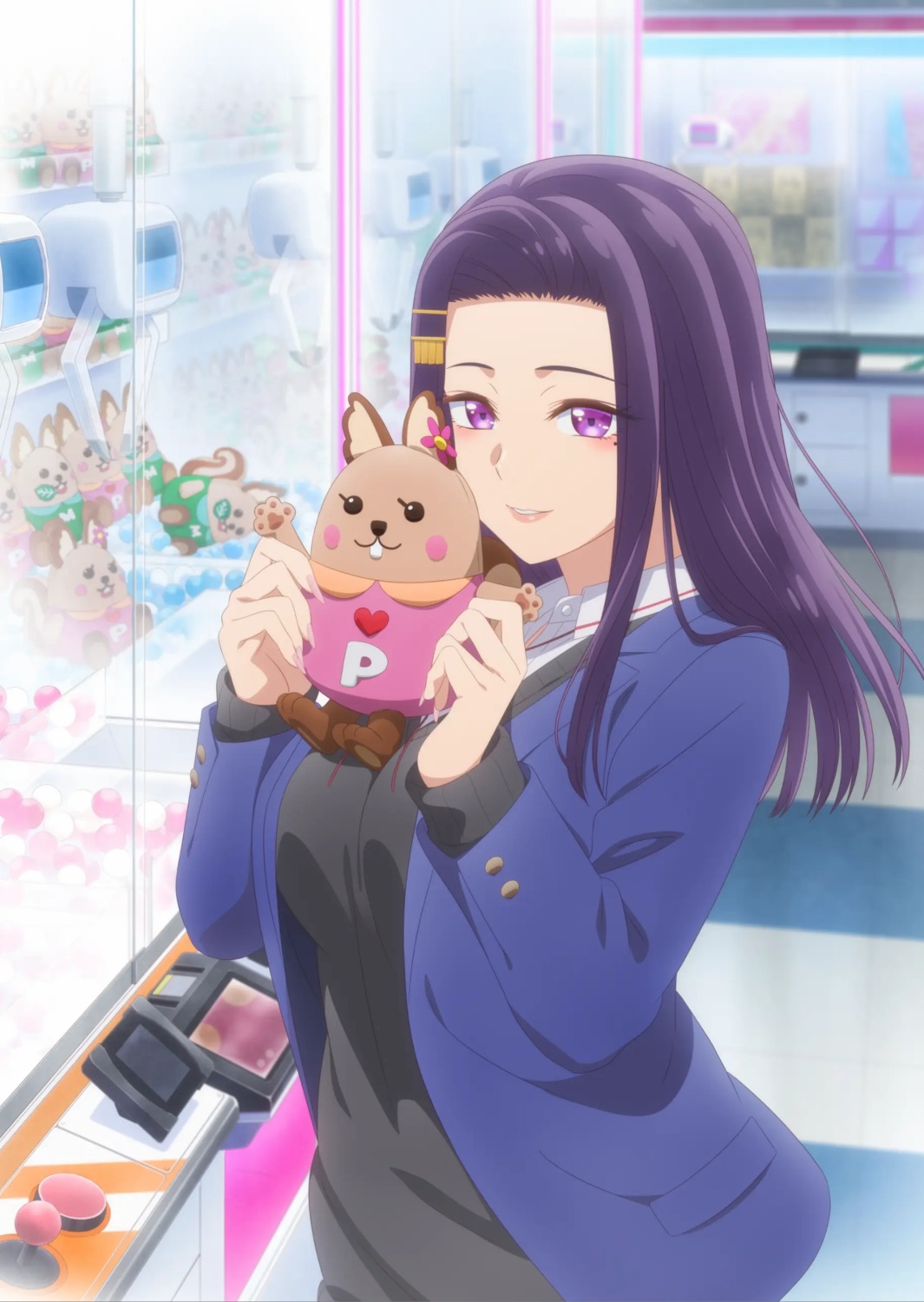 akino_sayuri, dosanko_gal_wa_namara_menkoi, seifuku, sweater