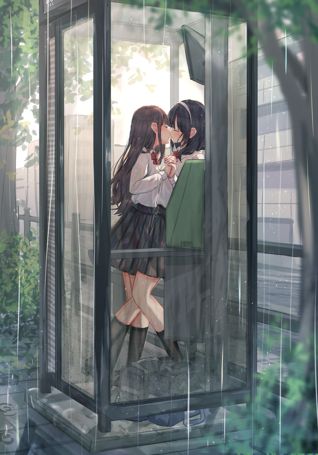 benevole, seifuku, symmetrical_docking, yuri