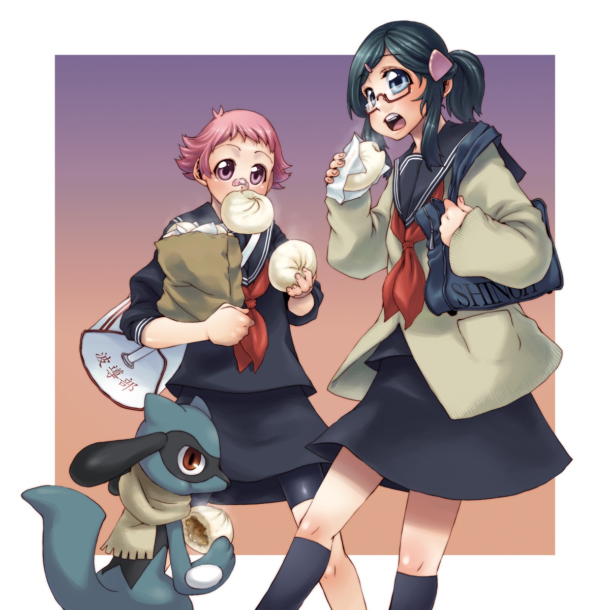 bandaid, bike_shorts, hikari_(pokemon), megane, pokemon, pokemon_bdsp, pokemon_dppt, ringo78