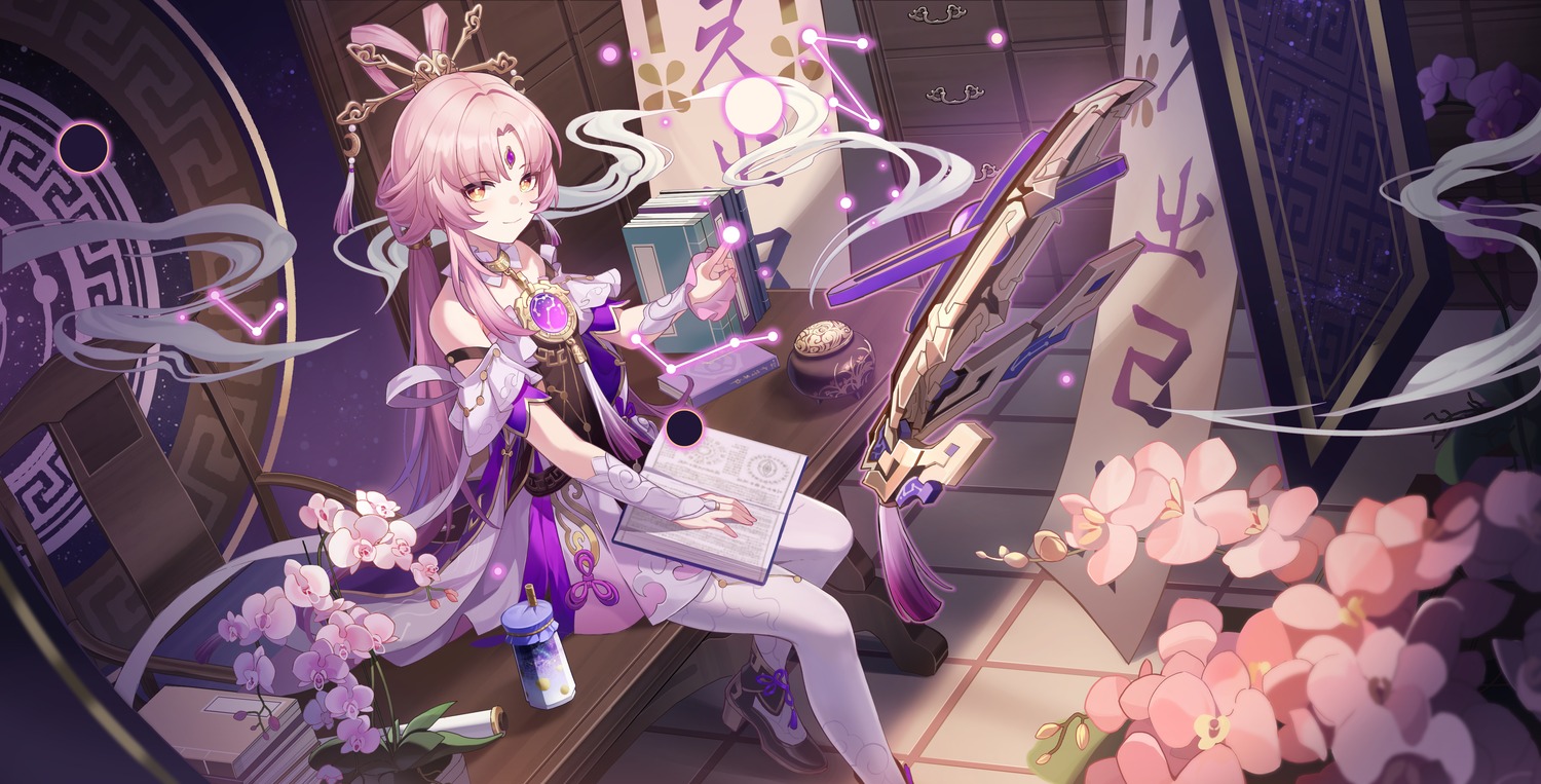 asian_clothes, fu_xuan, heels, honkai:_star_rail, pantyhose, yukiyaii