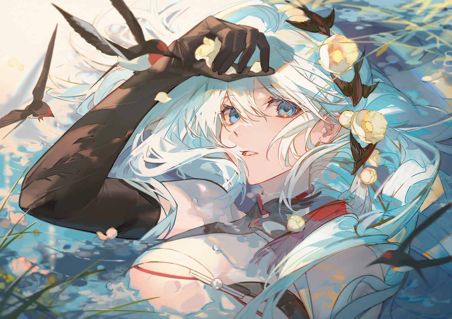 apc556_(girls_frontline), girls_frontline, satsuya, wet