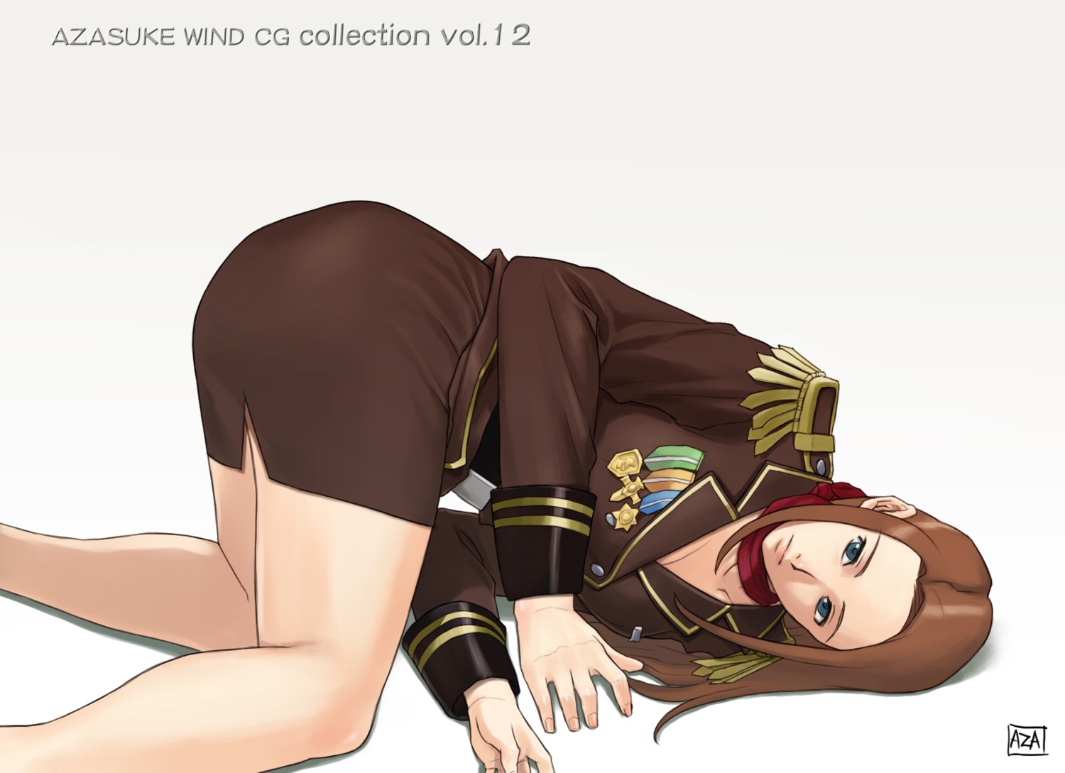 azasuke, azasuke_wind, cleavage, gyakuten_saiban, houzuki_tomoe, uniform