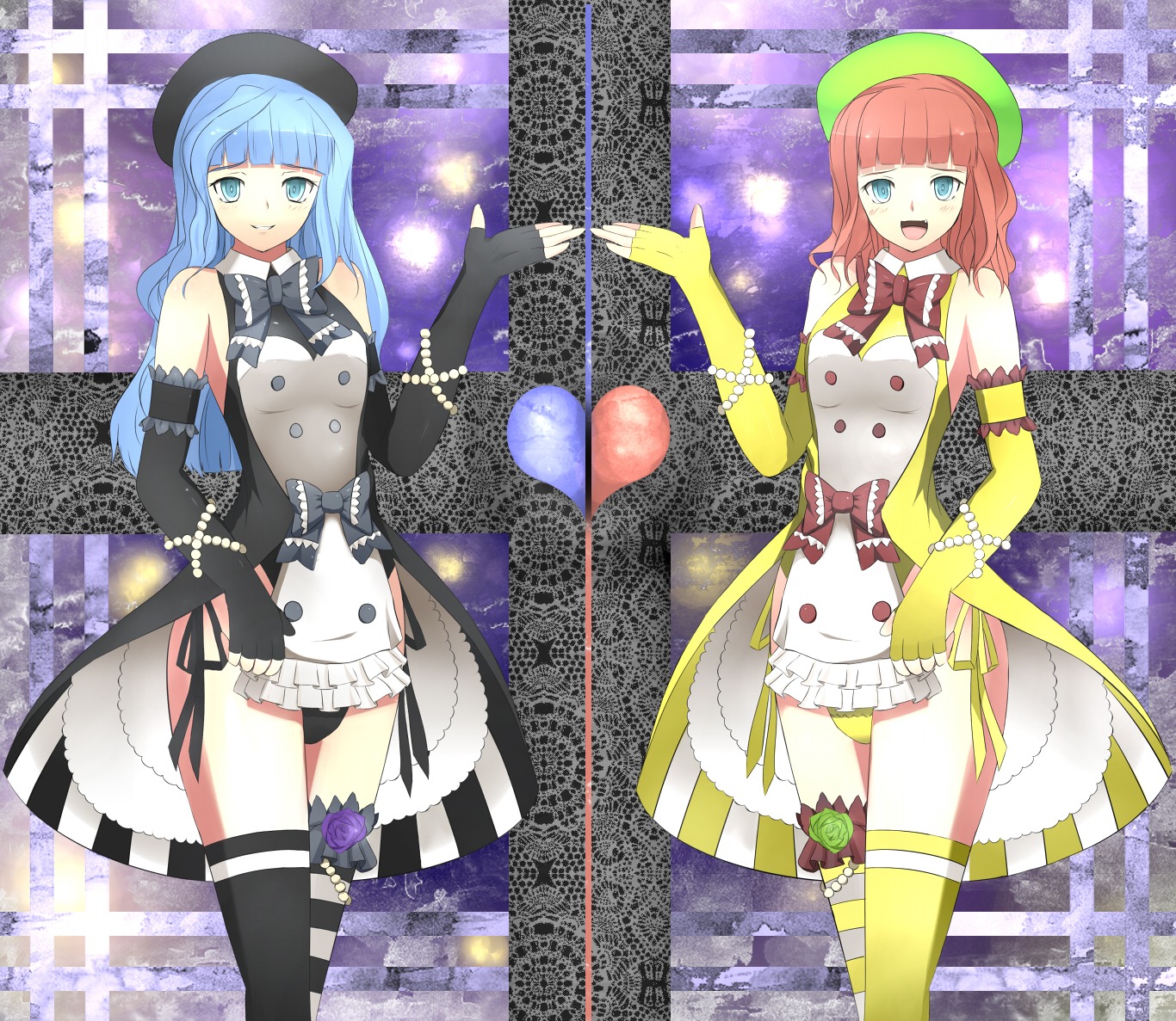 nes, thighhighs, umineko_no_naku_koro_ni