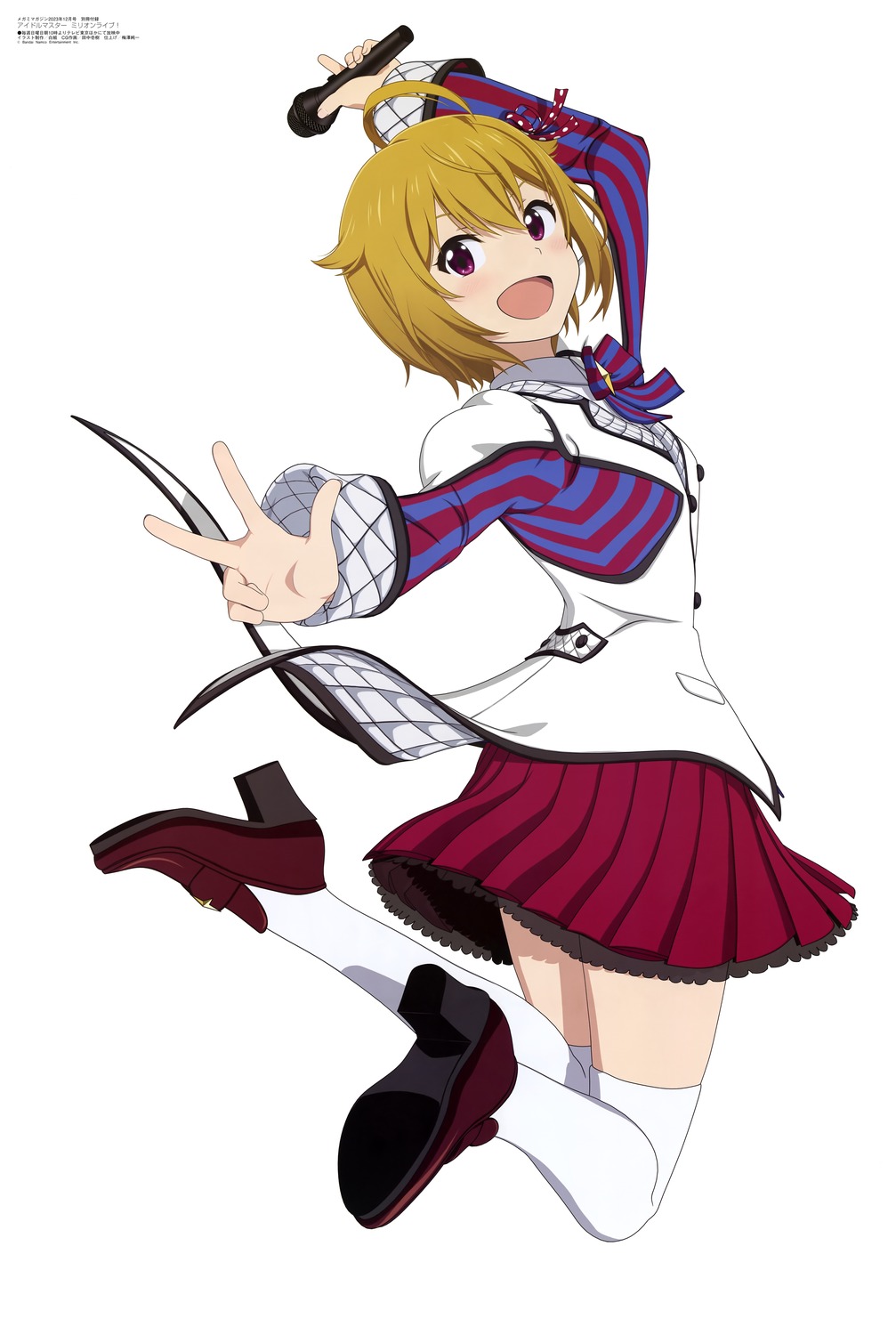 heels, ibuki_tsubasa, shirogumi_inc., the_idolm@ster, the_idolm@ster_million_live!, thighhighs, uniform