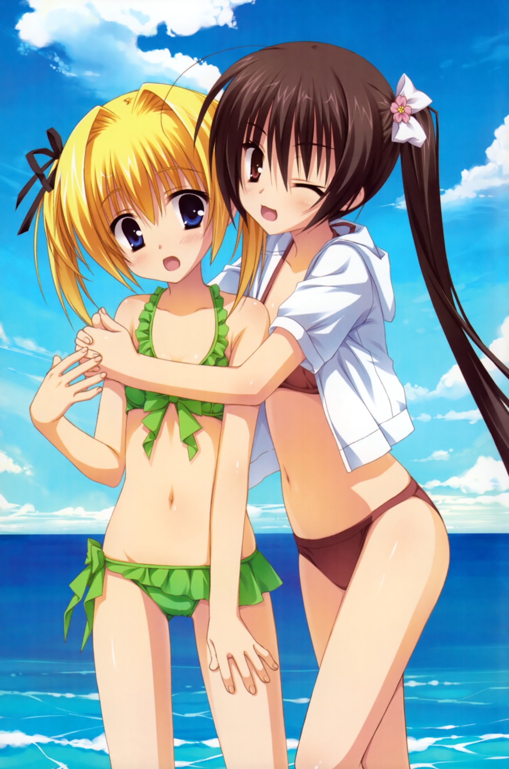 bikini, chitose_sana, muririn, swimsuits, tenshinranman, unohananosakuyahime