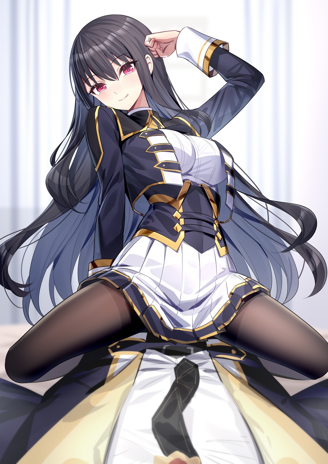claire_kagenou, kage_no_jitsuryokusha_ni_naritakute!, pantyhose, ririko_(zhuoyandesailaer), uniform