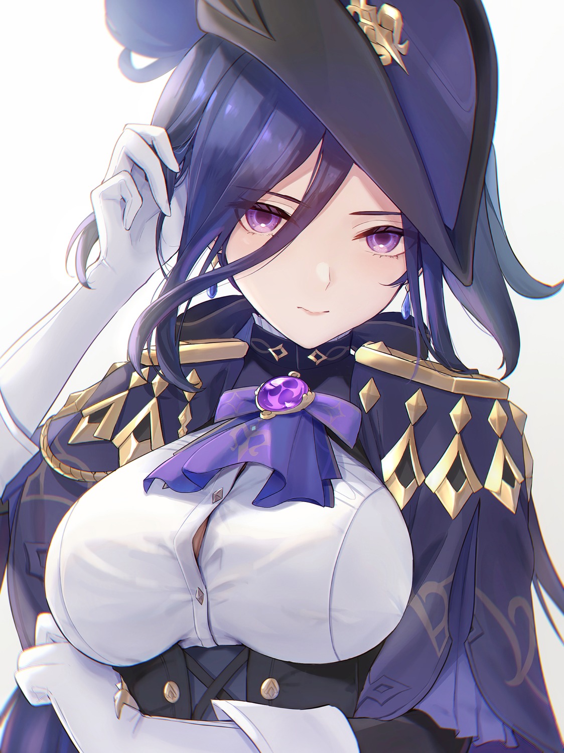 clorinde, genshin_impact, hamburg_oniku, uniform