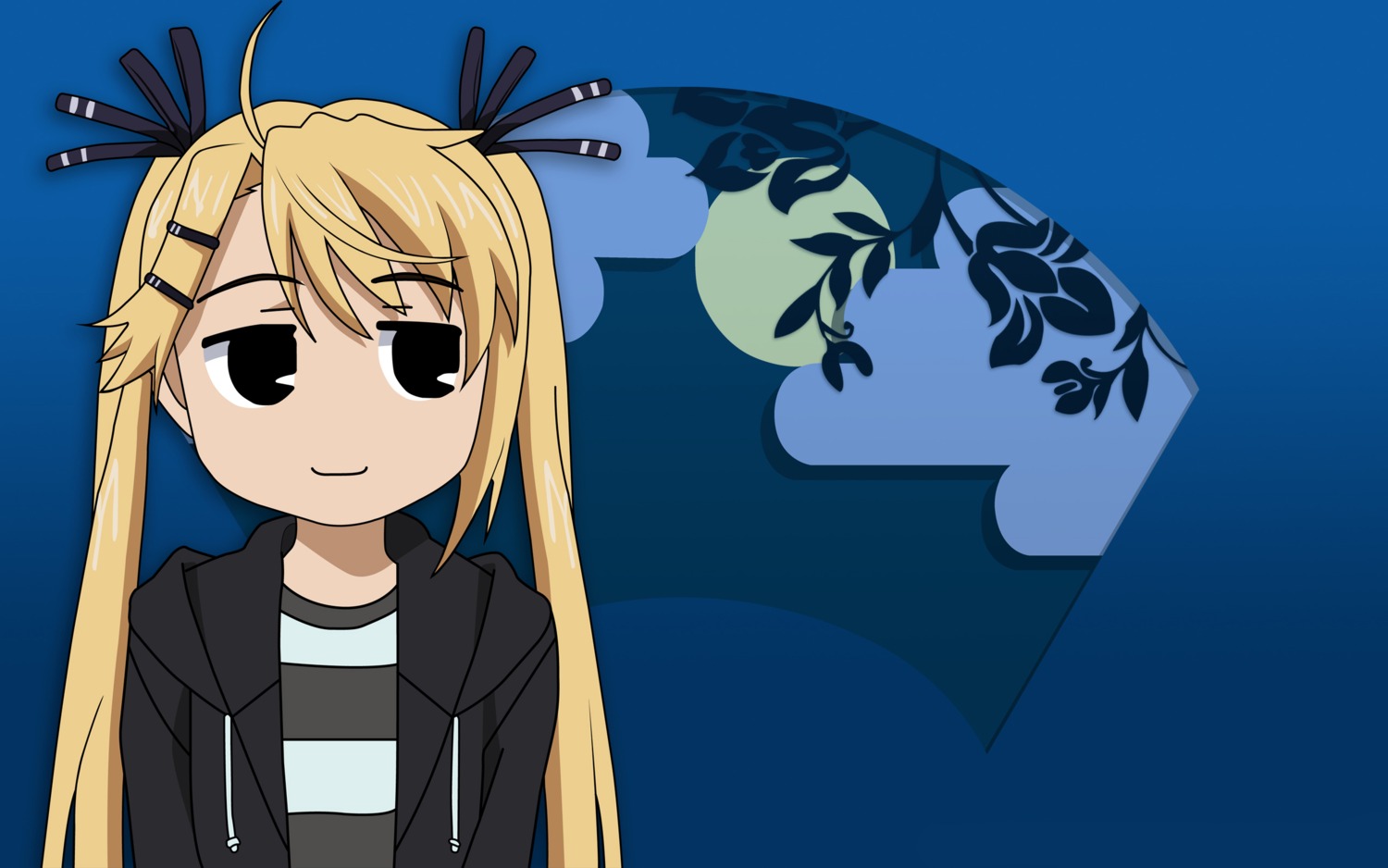 kirishima_kotone, nyan_koi, vector_trace, wallpaper