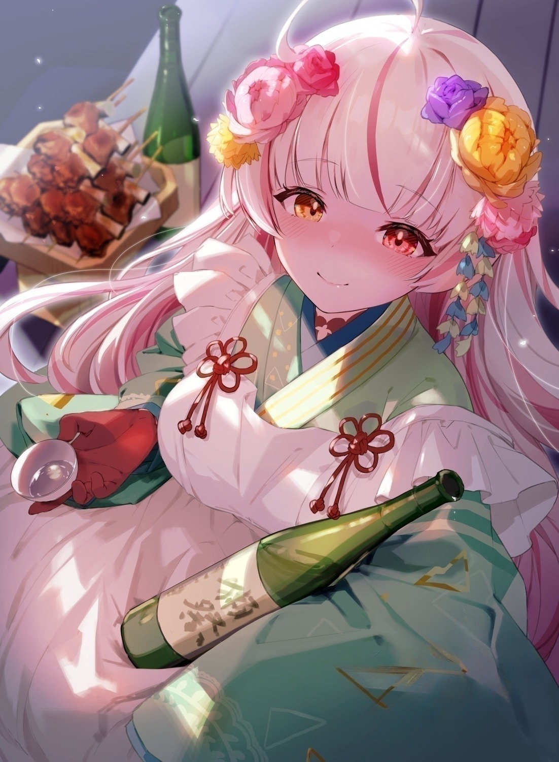 buisen, detexted, kagatsuji_soyori, lolita_fashion, sake, sakuma_shiki, wa_lolita