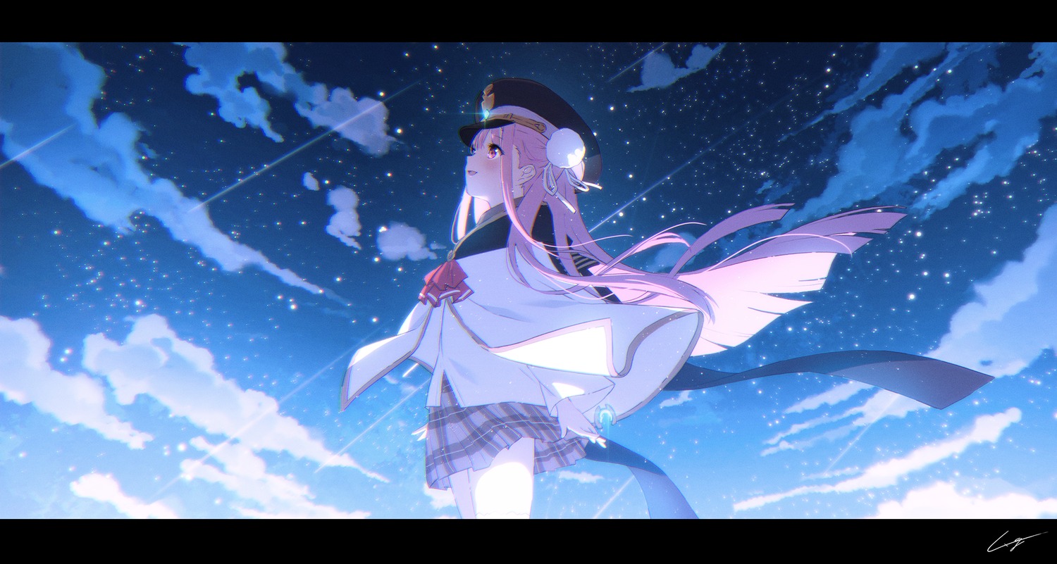 gomi_chihiro, heaven_burns_red, kunimi_tama, skirt_lift, uniform