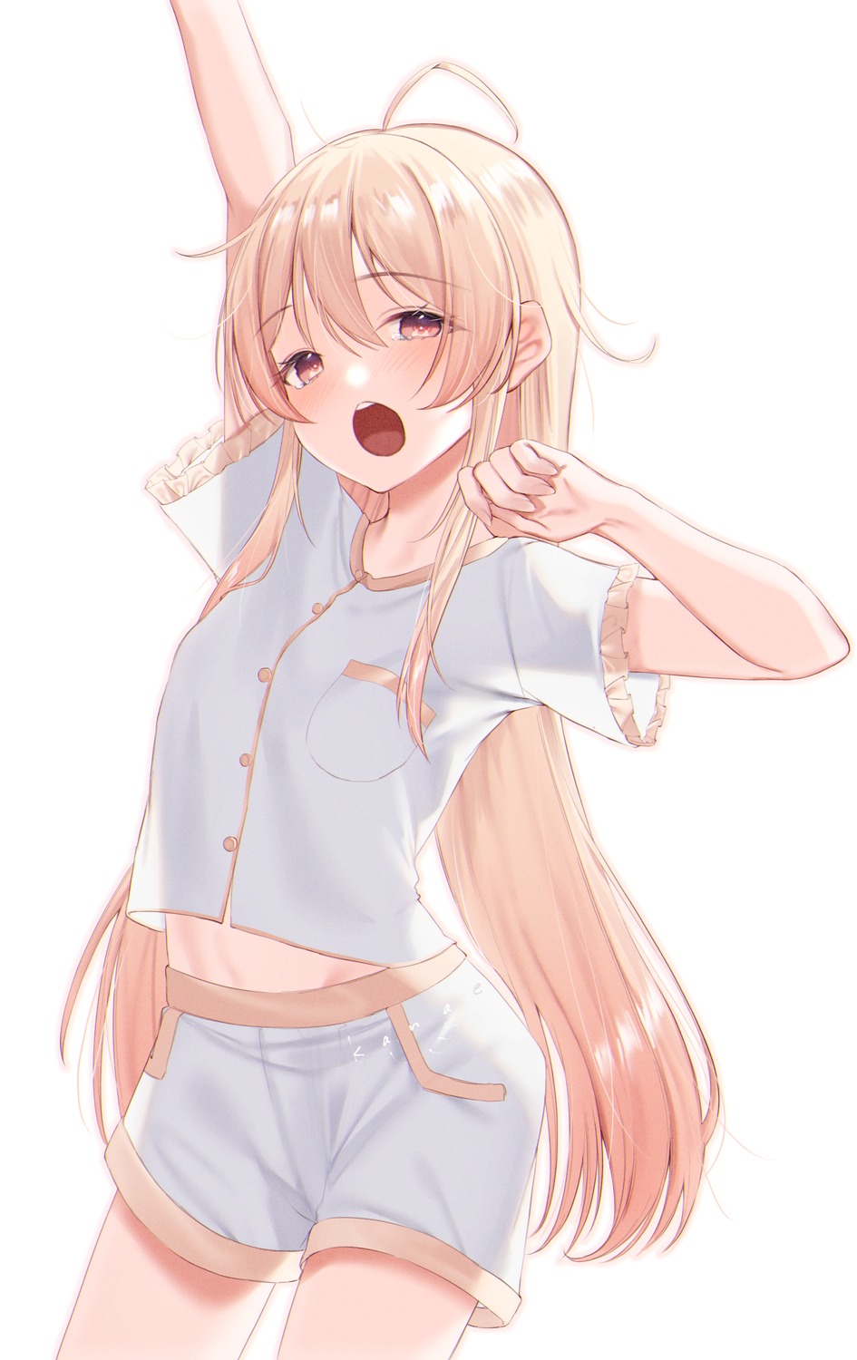 hololive, hololive_dev_is, kanae_(inorin05kanae), otonose_kanade, pajama, see_through