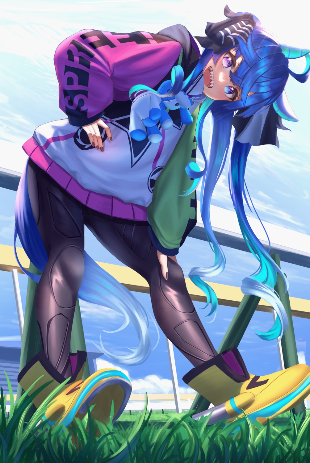 animal_ears, heterochromia, manjo_(warito), pantyhose, tail, twin_turbo_(umamusume), uma_musume_pretty_derby, uniform