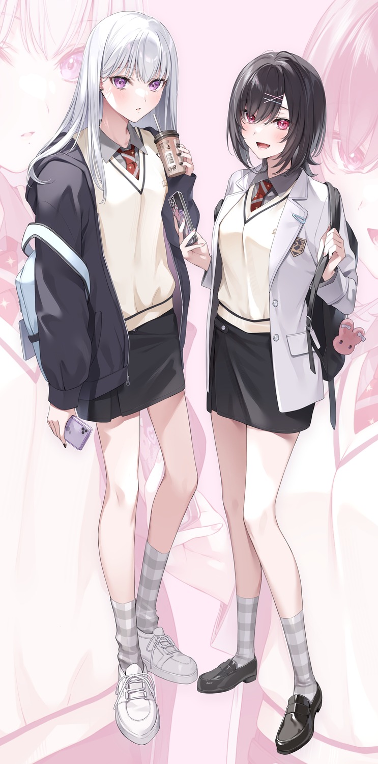 akira_(naka_mura), hayate_(naka_mura), naka_mura, seifuku, sweater