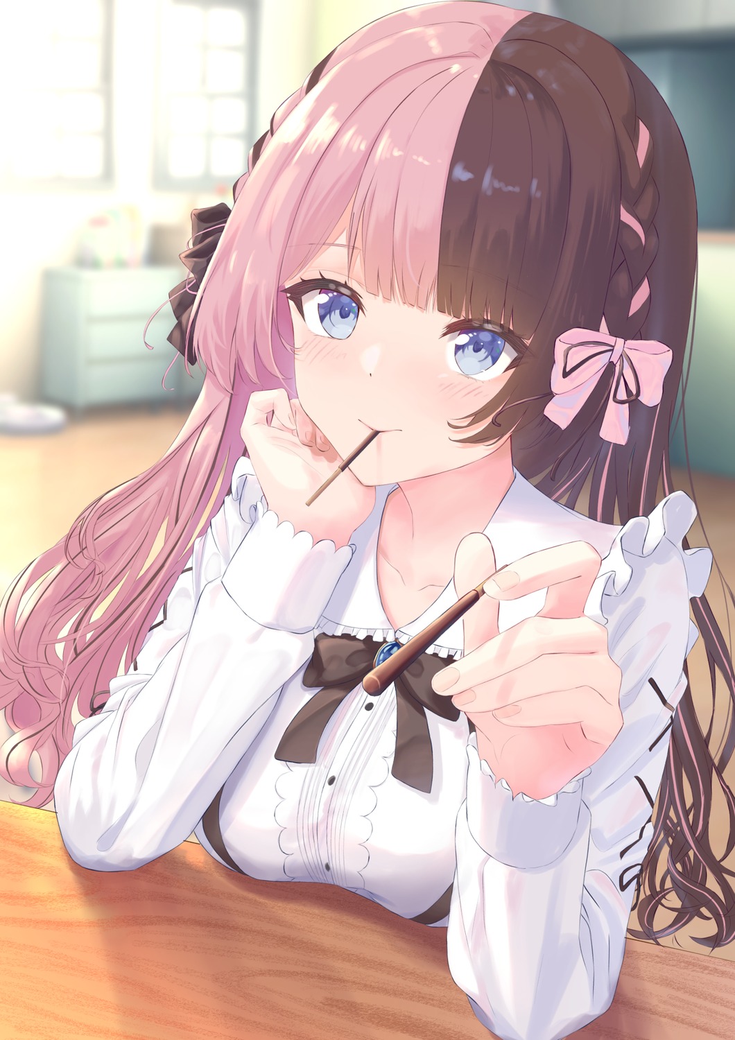 amaner, gothic_lolita, iris_black_games, lolita_fashion, tachibana_hinano, vspo!