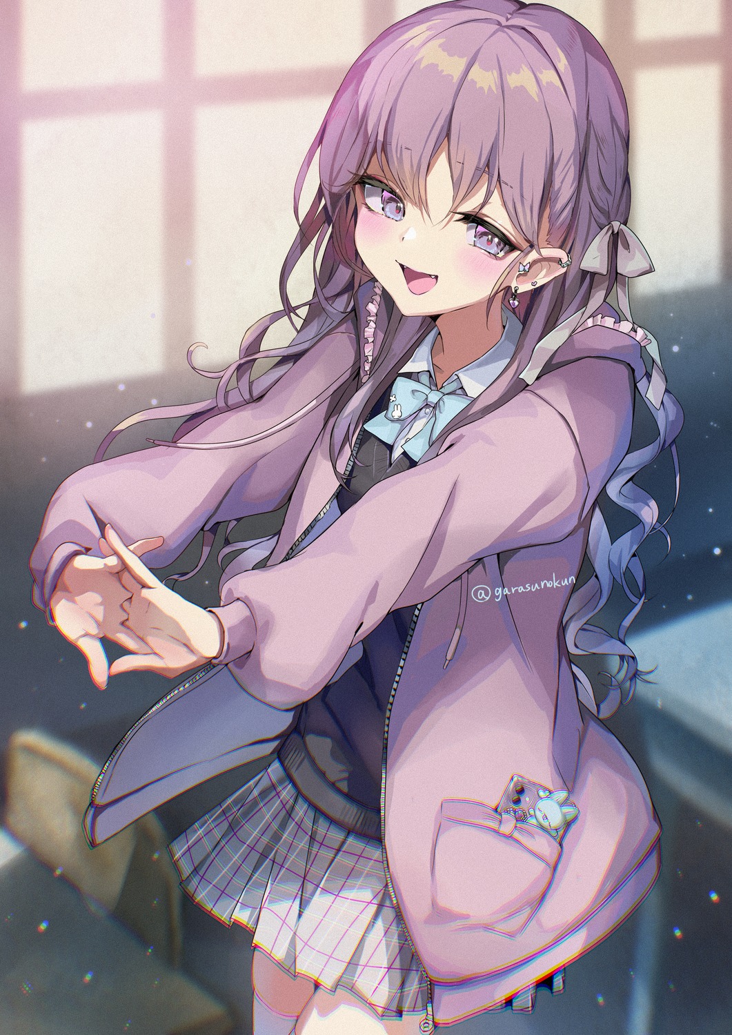 ruri-urasue-1224, seifuku, sweater, thighhighs