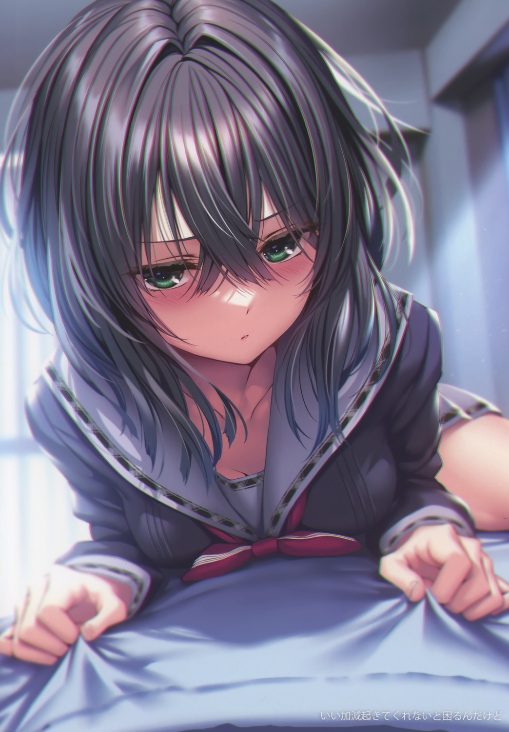 chigami_hikage, hanikami_kanojo, piromizu, seifuku