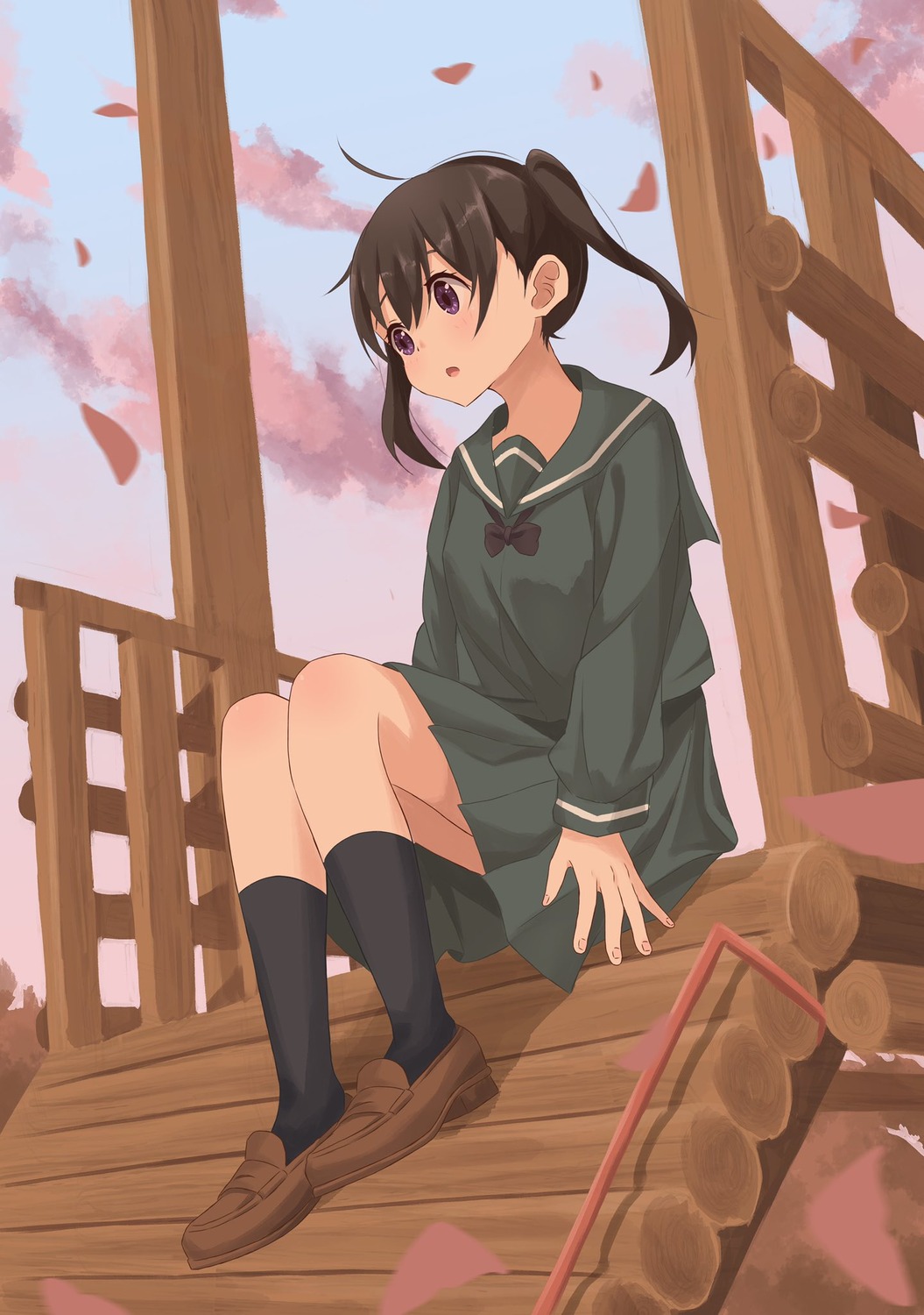 cs4126, kuraue_hinata, seifuku, yama_no_susume