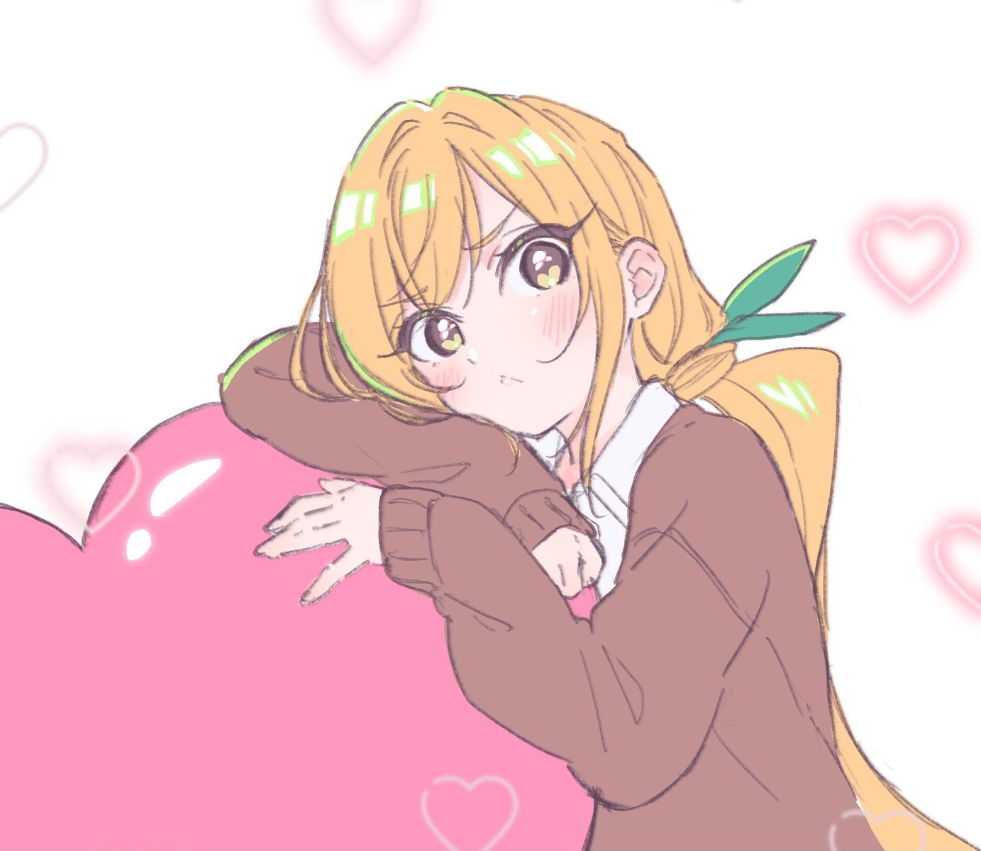 inda_karane, kimi_no_koto_ga_dai_dai_dai_dai_daisuki_na_100-nin_no_kanojo, seifuku, sketch, sweater, yano_akane