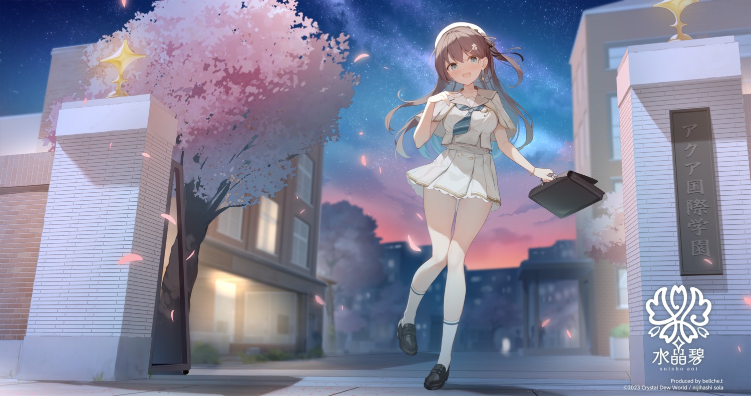 crystal_dew_world, nijihashi_sora, seifuku, suisho_aoi, watermark