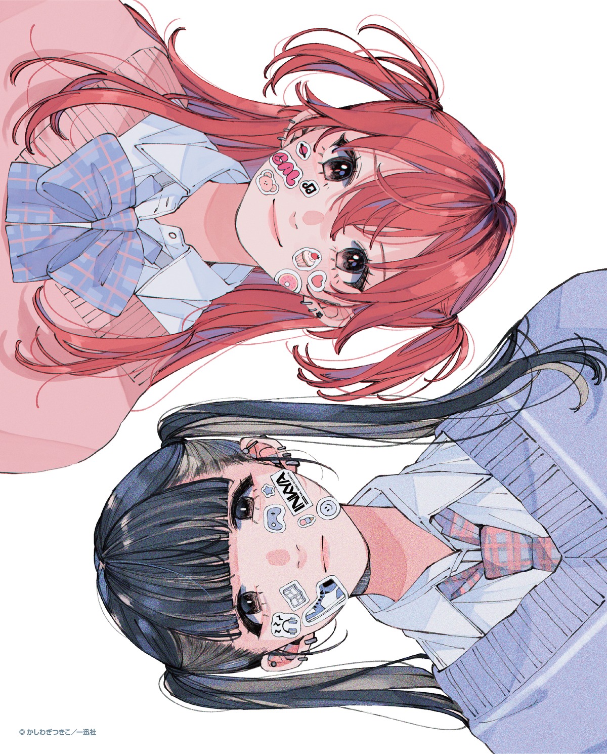 39_kura, inkya_gal_demo_ikigaritai!, kuran_arisa, ogino_ichiko, seifuku, sweater