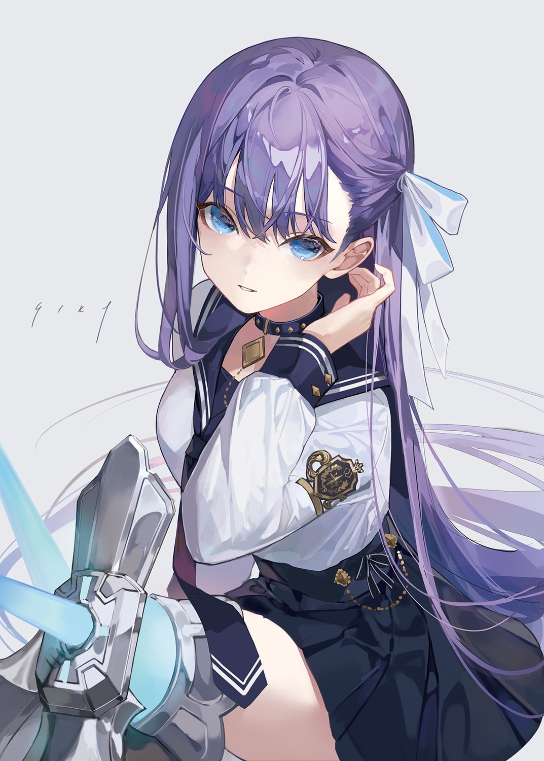 armor, chyoel, fate/extra, fate/extra_ccc, fate/stay_night, meltryllis, seifuku, thighhighs