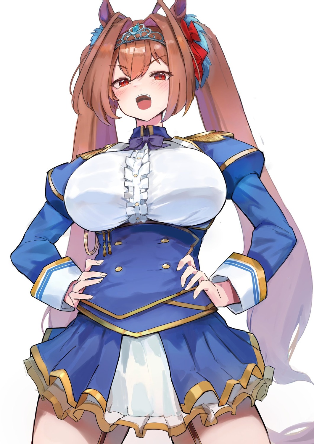 amepa_(ame_pinecandy), animal_ears, daiwa_scarlet_(umamusume), tail, uma_musume_pretty_derby, uniform
