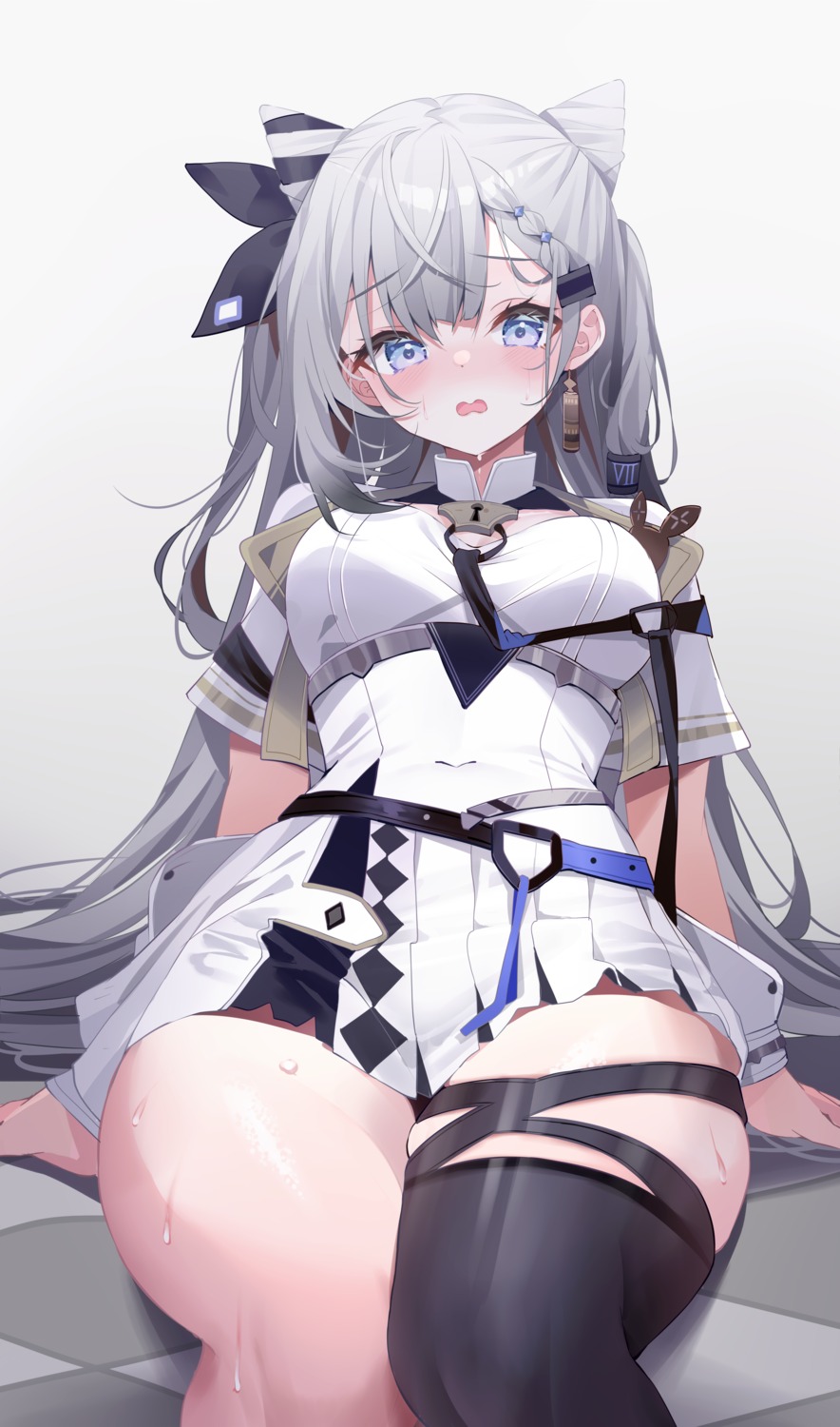 deyui, garter, hololive, hololive_indonesia, thighhighs, vestia_zeta