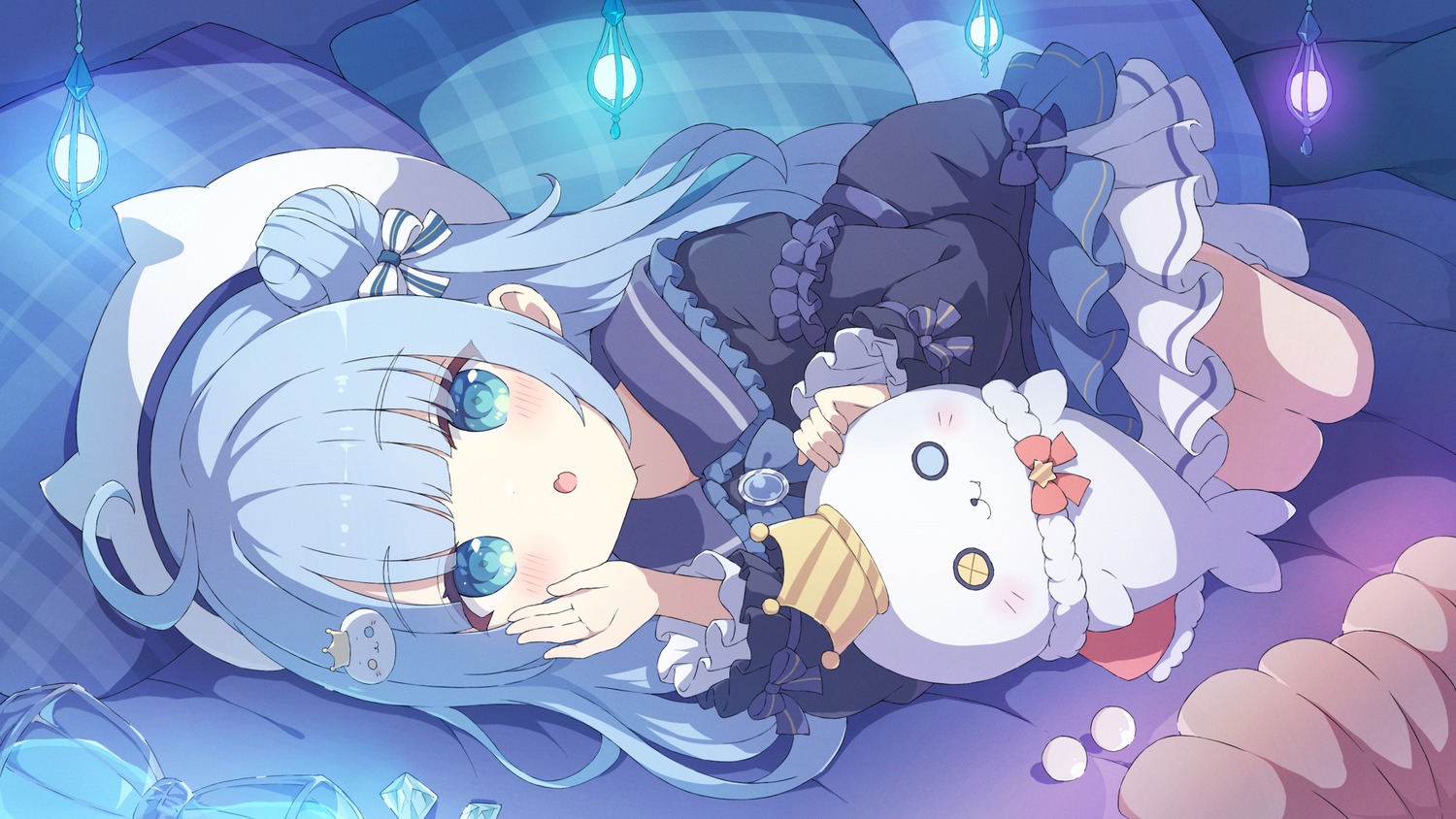 animal_ears, indie_virtual_youtuber, lolita_fashion, nekomimi, tyakomes, uriri_(vtuber)