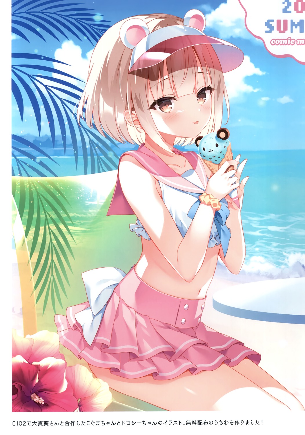 animal_ears, bikini, nanohana_kohina, swimsuits