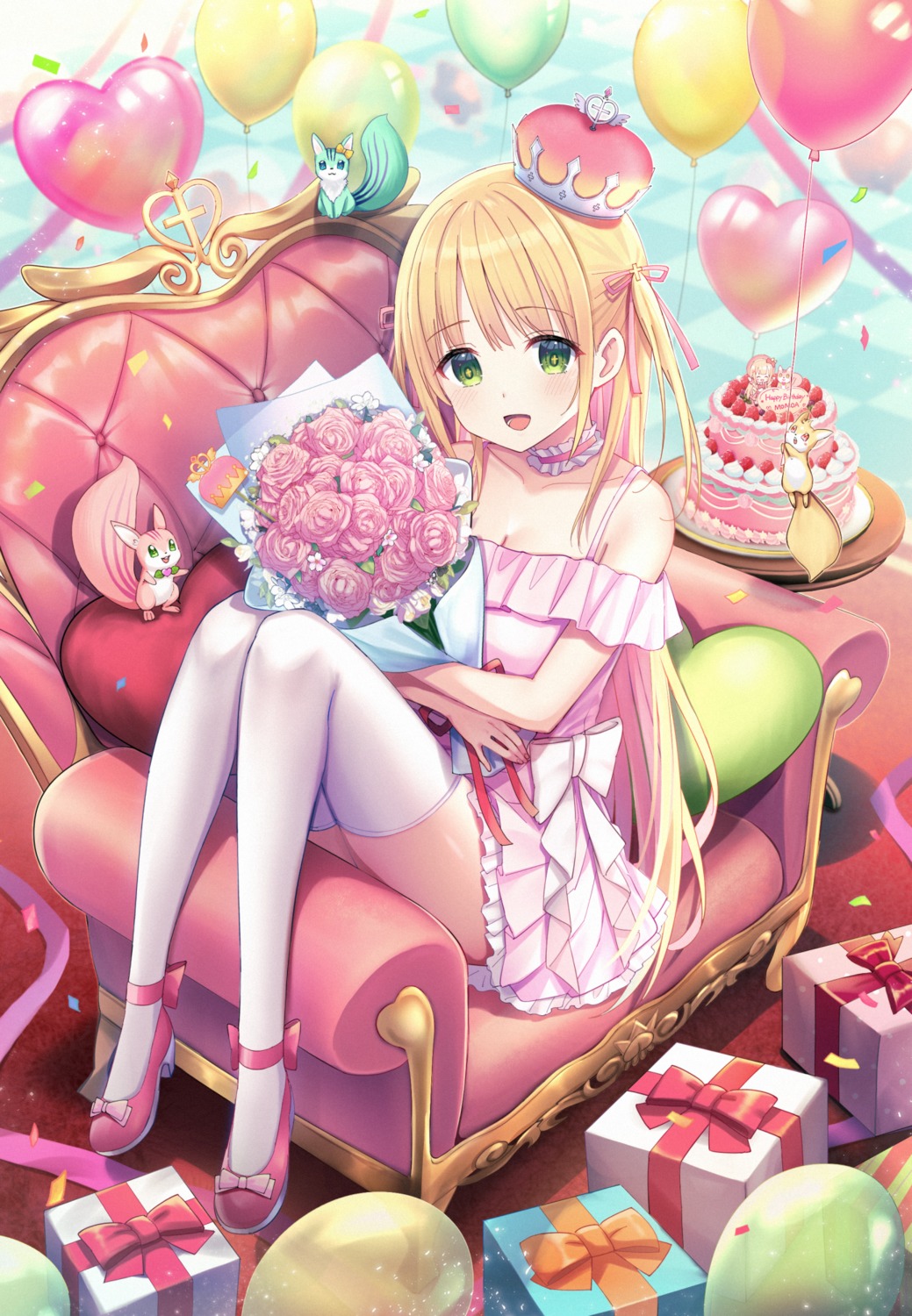 dress, heels, ikoi_momoa, propro_production, thighhighs, yurin