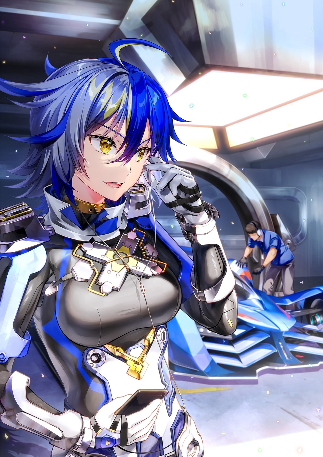 armor, asakawa_kanata, bodysuit, fujima_takuya, highspeed_etoile