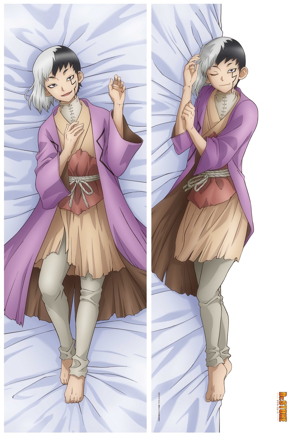 asagiri_gen, dakimakura, dr._stone, male, tagme, tattoo