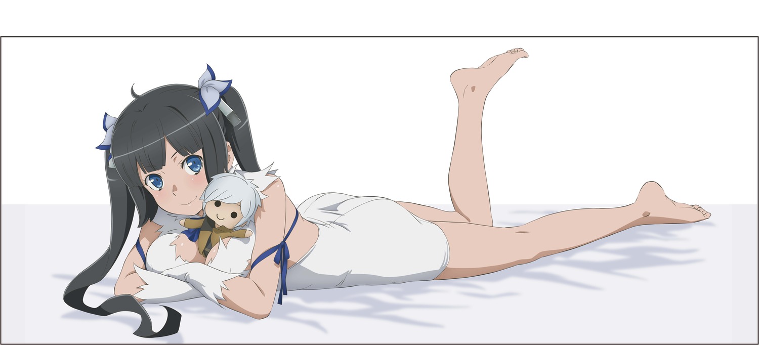 bell_cranel, chibi, dakimakura, dress, dungeon_ni_deai_wo_motomeru_no_wa_machigatteiru_darou_ka, hestia_(danmachi), no_bra, tagme