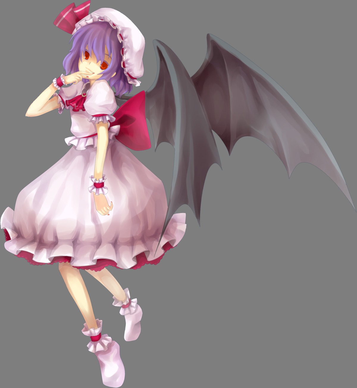 dsakuraff, remilia_scarlet, touhou, transparent_png, wings