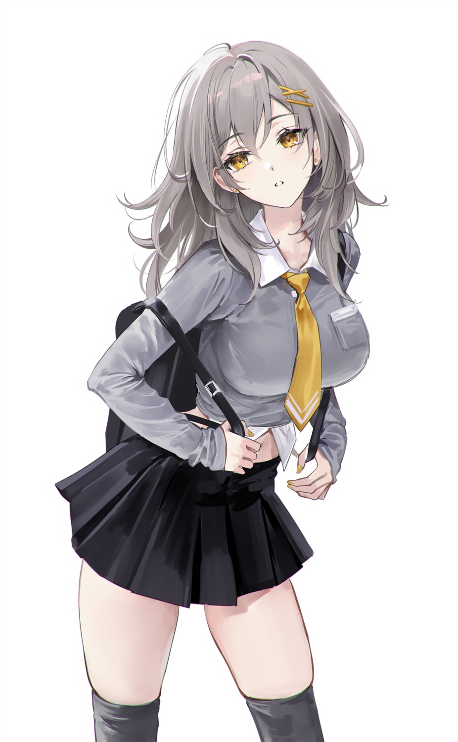 honkai:_star_rail, rity, seifuku, stelle, thighhighs