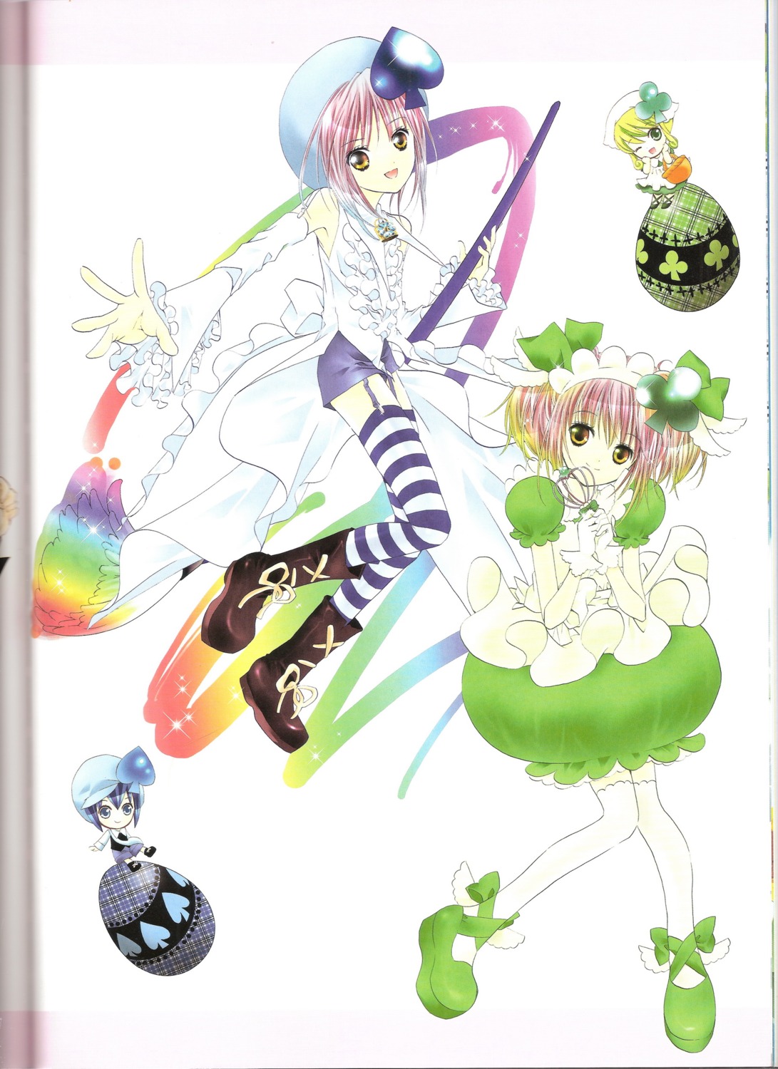 amulet_clover, amulet_spade, binding_discoloration, dress, hinamori_amu, miki, peach-pit, shugo_chara!