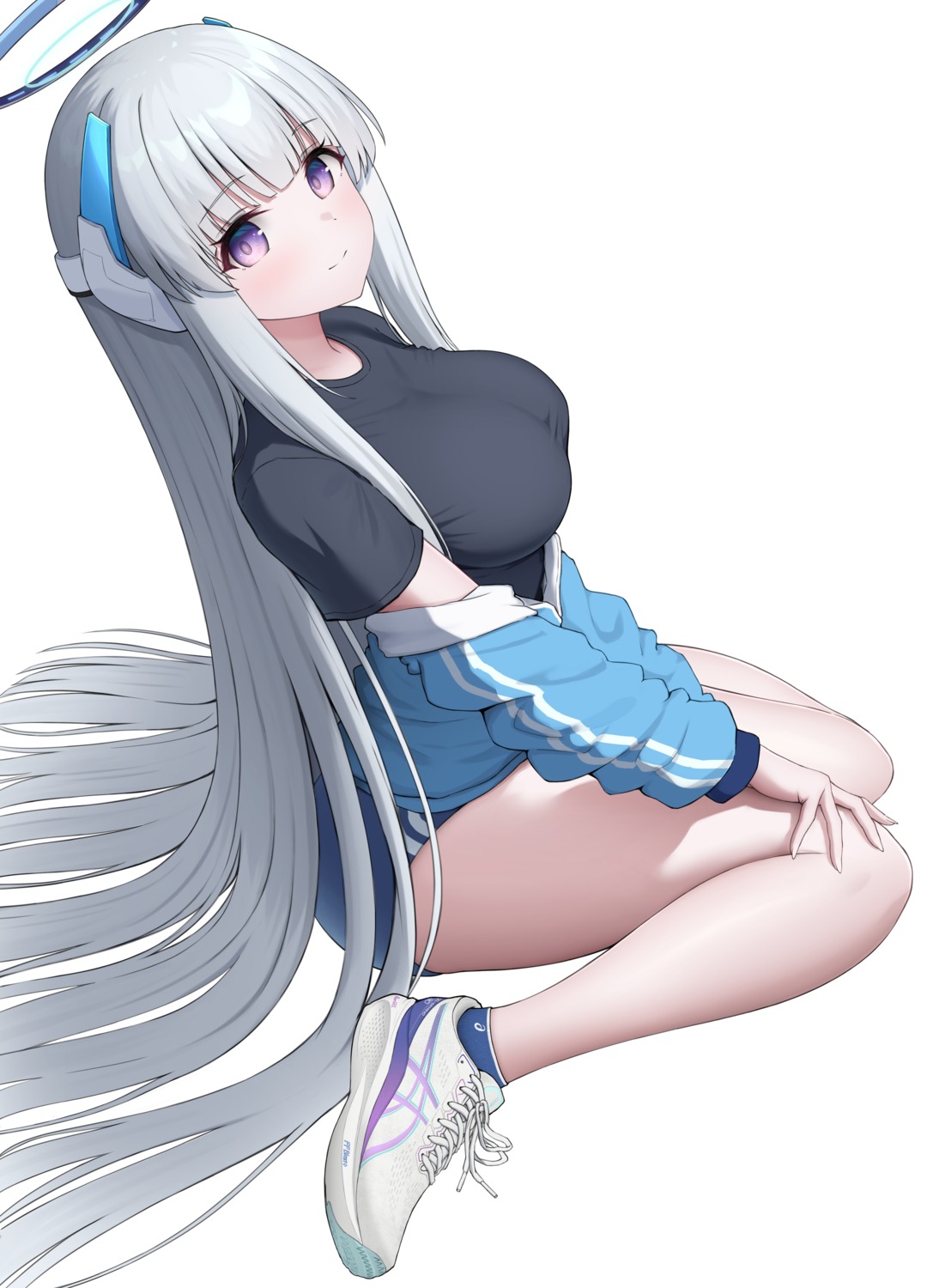blue_archive, buruma, gym_uniform, halo, topgear, ushio_noa
