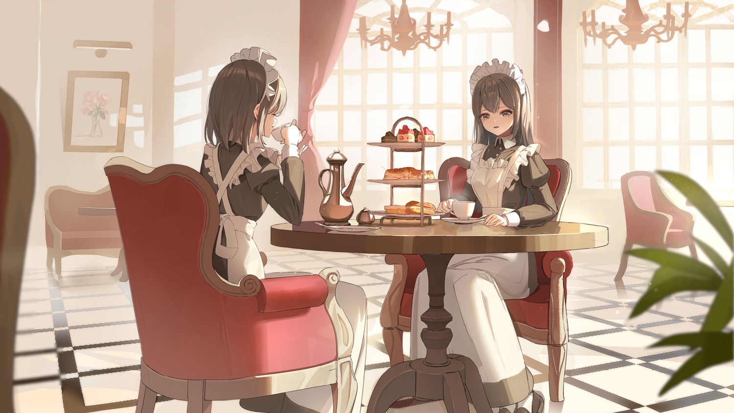 maid, shii_(kairi-t-k0317), wallpaper