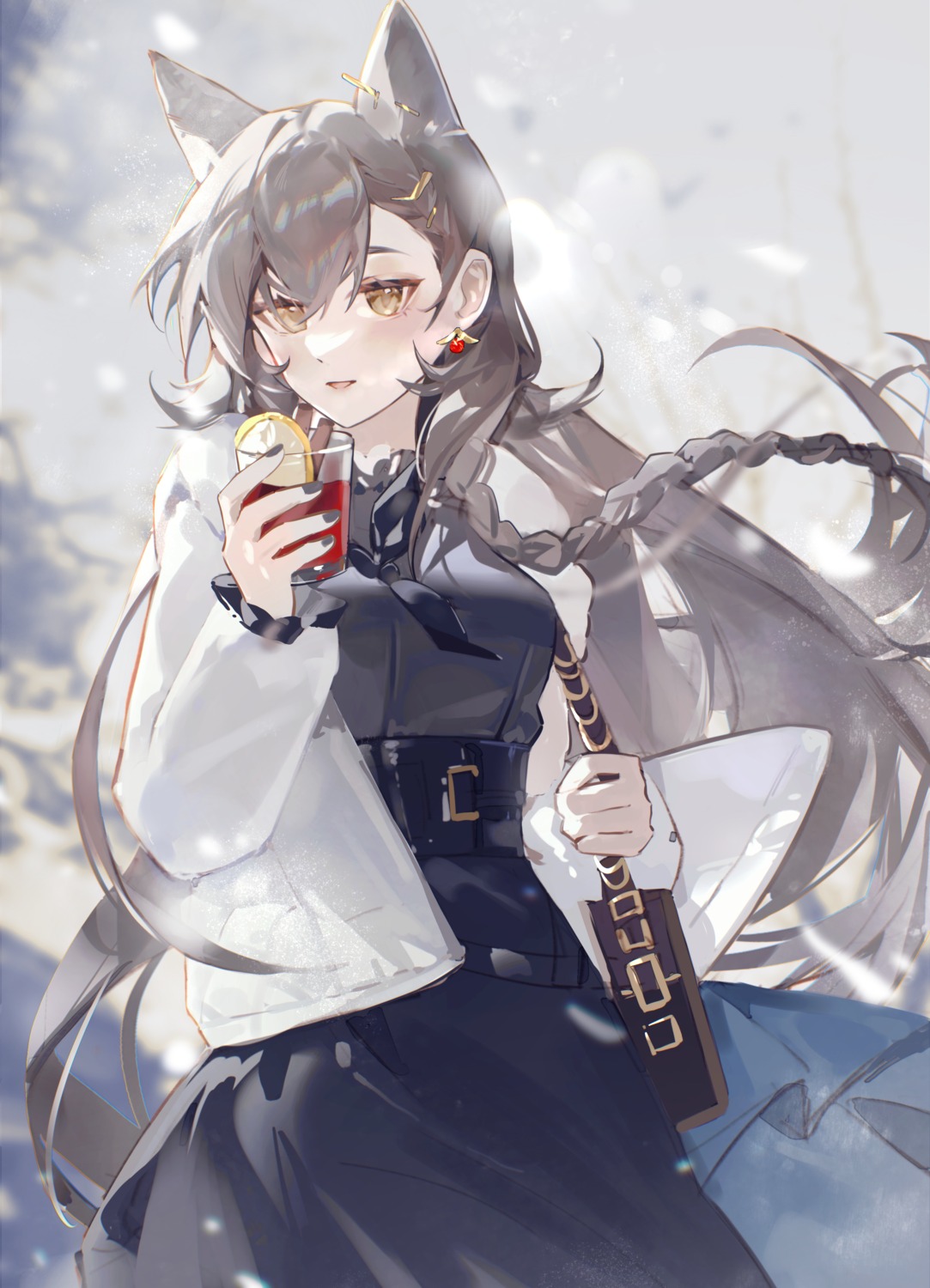 amukeer, animal_ears, arknights, penance