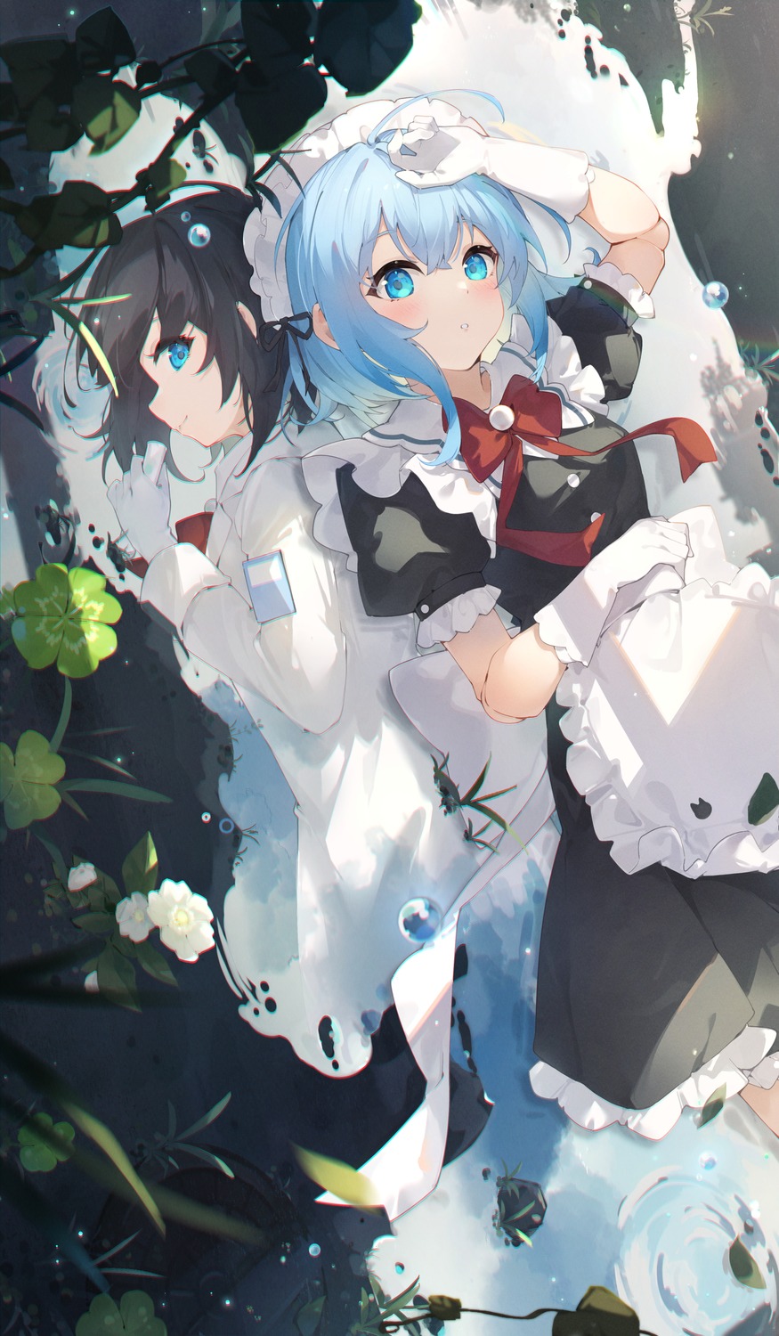 bai-hyacinth, maid, wet