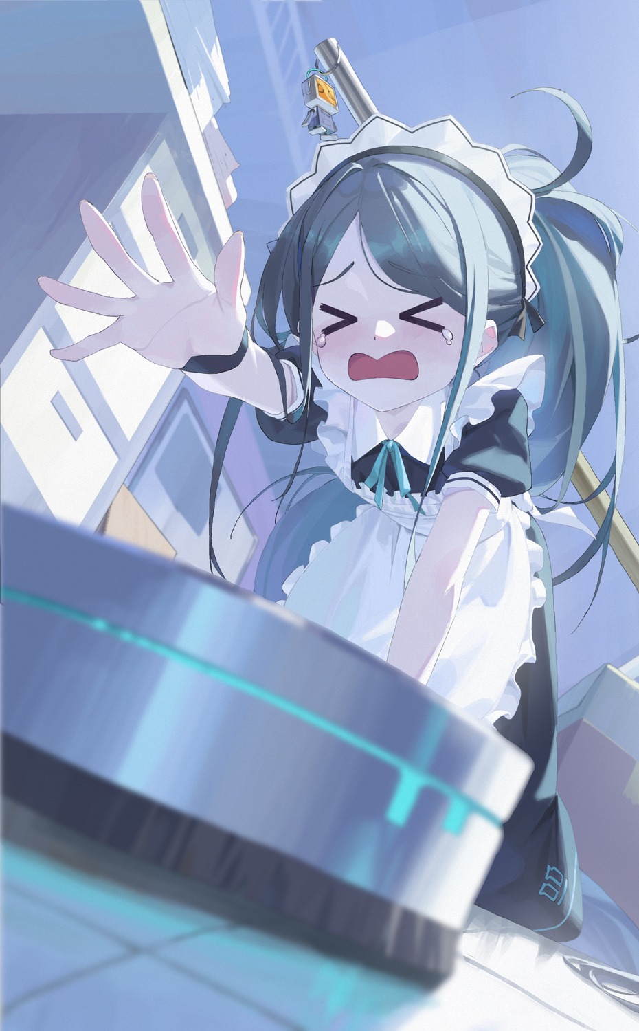 blue_archive, limi26, maid, tendou_aris