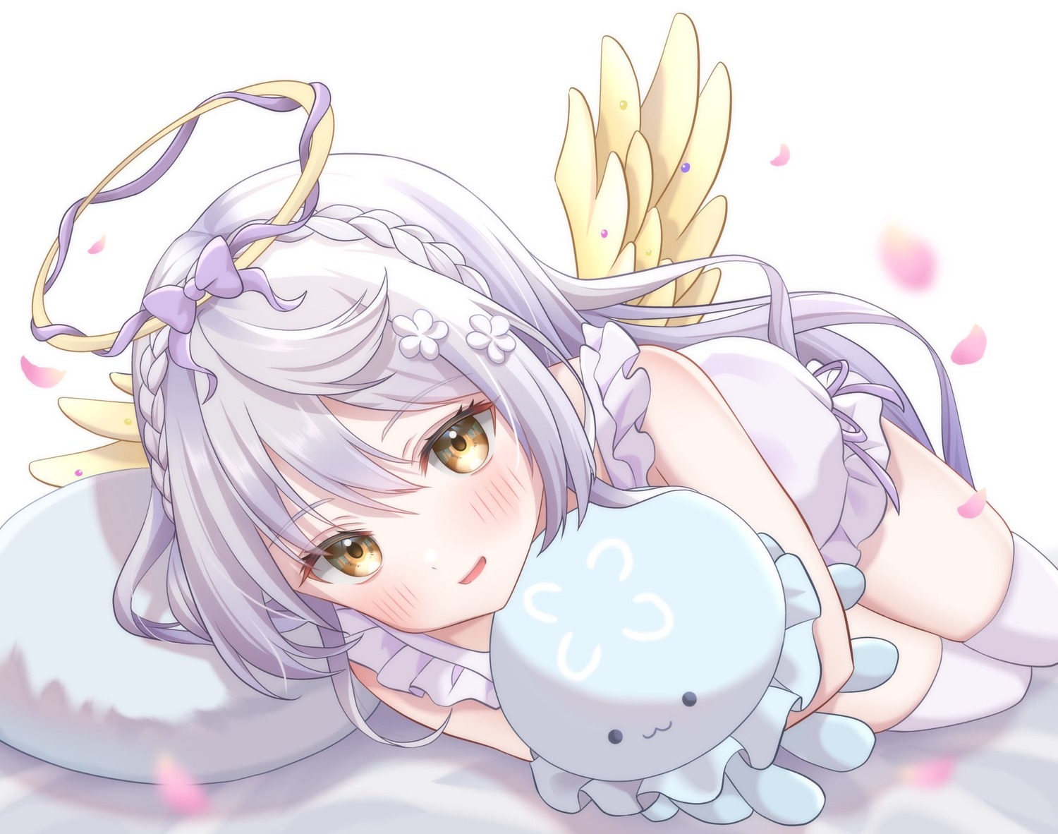 amawa_hayu, angel, iriam, meme_(mm_ta_mm), thighhighs, wings