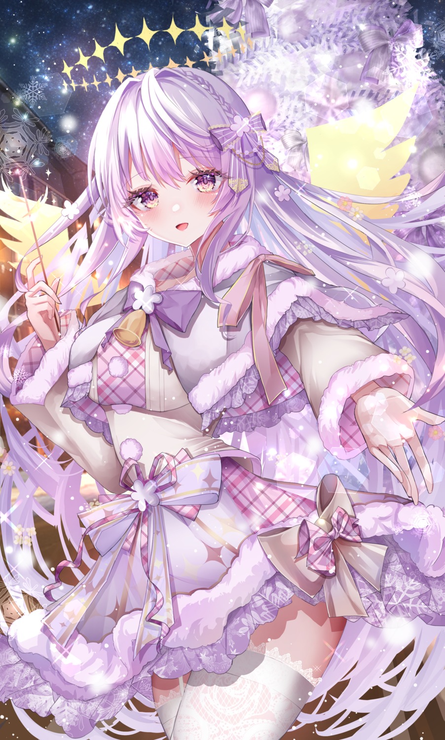 amawa_hayu, angel, iriam, mentaiko, thighhighs, weapon, wings