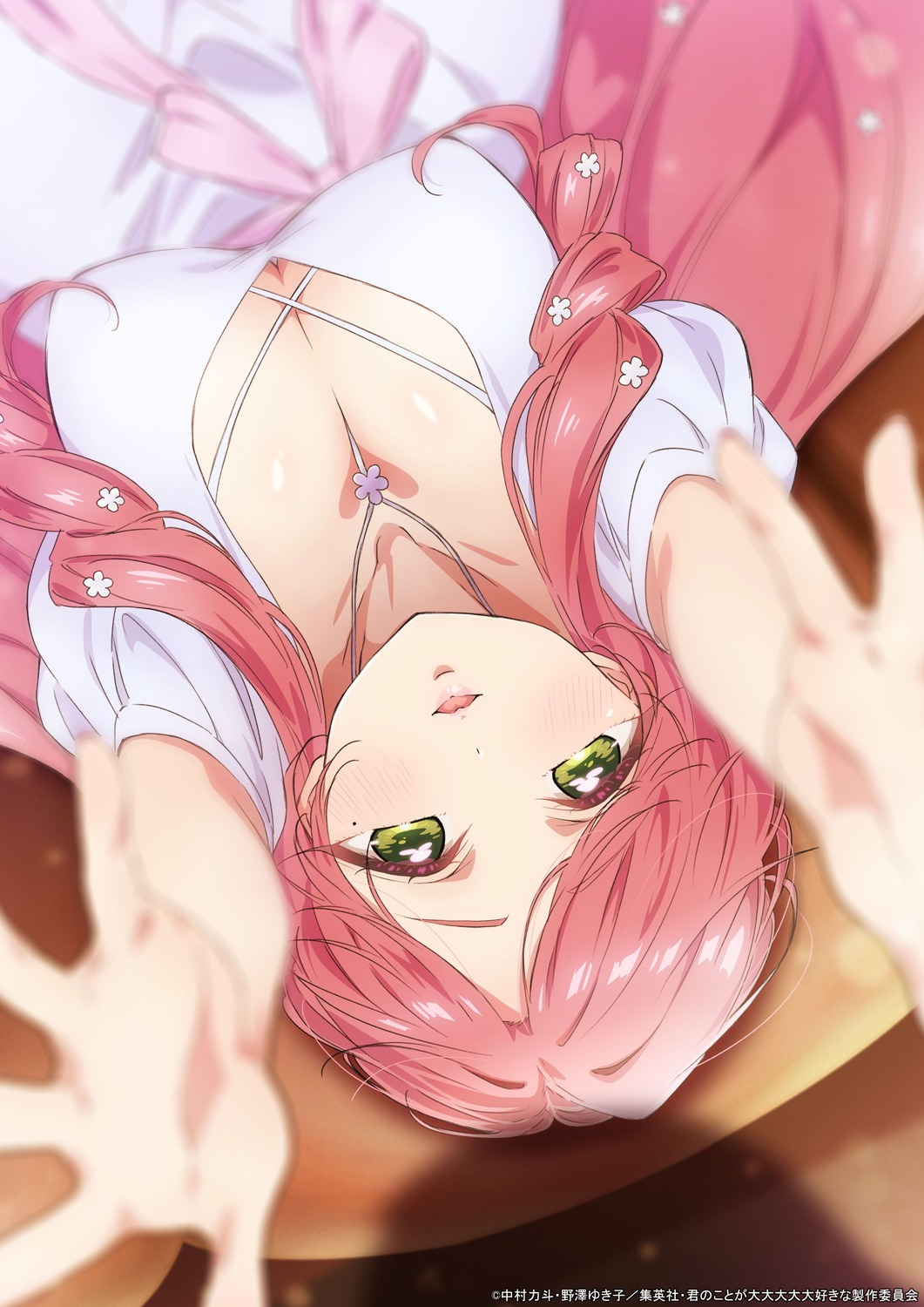 cleavage, dress, hanazono_hahari, kimi_no_koto_ga_dai_dai_dai_dai_daisuki_na_100-nin_no_kanojo, yano_akane