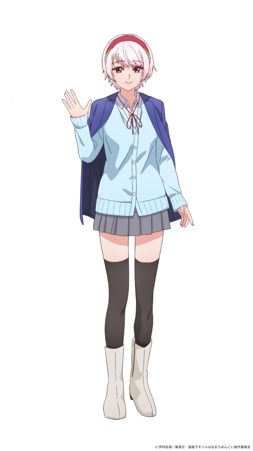 dosanko_gal_wa_namara_menkoi, natsukawa_rena, seifuku, sweater, tagme, thighhighs